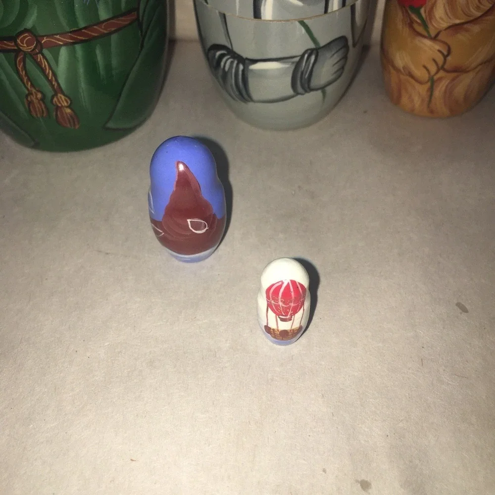 Wizard of Oz Golden Cockerel Collection Russian Nestling Dolls Signed by Artist
